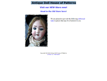 Tablet Screenshot of antiquedollhouseofpatterns.com